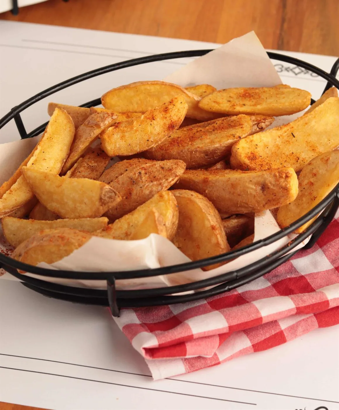 Elma Dilim Patates (Baharatlı)